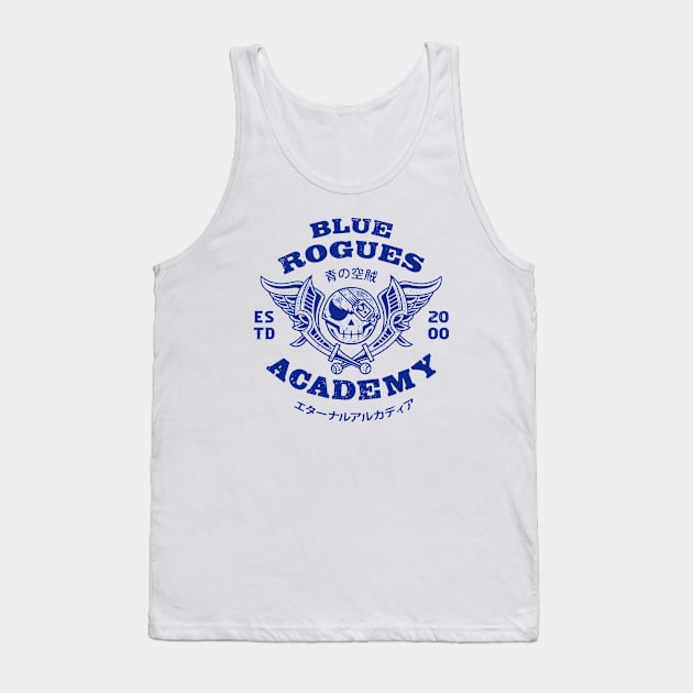 Blue Rogues Air Pirates Emblem Tank Top by Lagelantee